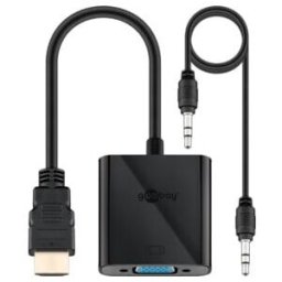 goobay Adaptateur HDMI/VGA St (Type A) / VGA Femelle 68793 (68793)