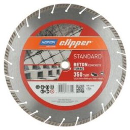 Norton Disque diamant Standard Turbo béton, diamètre 350 ; Saint-Gobain (70184608582)
