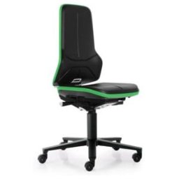 bimos Chaise de travail ESD Neon 2, verte Hauteur d'assise 450-620 mm avec roulettes, sans coussin (9563E-9999-3280)