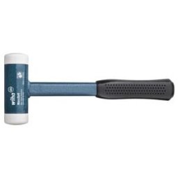 Wiha Massette sans rebond avec embouts très durs avec manche en tube d'acier, embout de massette rond (39017) 30 mm (39017)