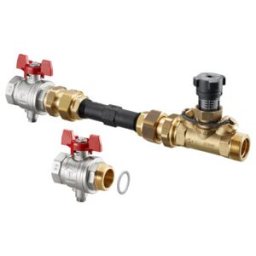 OV Kit de raccordement pour compteur de chaleur pour distributeur, Dg,m.Hycocon V,boule DN20 ; Oventrop (1404579)