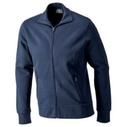 Veste en sweat p. hommes taille XL marine 100 % CO Promodoro (5290F-XL-54)
