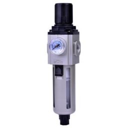 Riegler Régulateur de filtre »GA«, boîtier PC, 5 µm, BG 400, G 1/2, 1,5 - 9 bar, VA (GAC 33 A)
