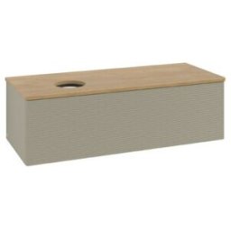 V&B; Meuble sous lavabo avec structure de façade Antao 120x36x50cm, WBP hon. Oa, gris moyen mat Lac ; Villeroy & Boch (K33111HK)