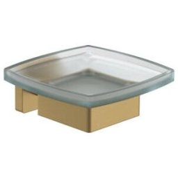 V&B; Distributeur de savon Elements Striking brosse doré, 120x106x45ml, verre satiné ; Villeroy & Boch (TVA15202000076)