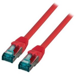 EFB-Elektronik Câble de raccordement Cat.6A S/FTP RJ45 EC6000A 0,25 m rouge ; efb_elektronik (MK6001.0,25R)