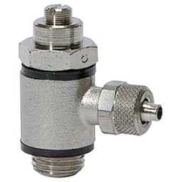 Riegler Clapet anti-retour à étranglement, raccord rapide évacuation G3/8, clé 10/8 (358.038-10)