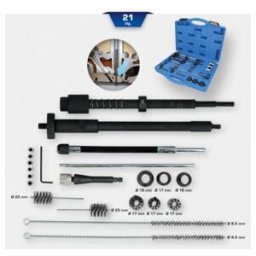 Brilliant Tools Kit de nettoyage pour logement et gaine d’injecteur, 21 pcs (BT551300)