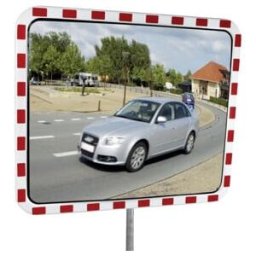 Dancop Miroir de circulation rond D600 mm sans givre pour extérieur surface miroir inox ; Dancop International (TM-B INOX 60)
