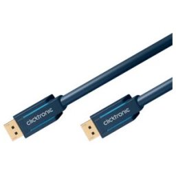 Clicktronic Câble DisplayPort 2m, Audio/vidéo 70711 (70711)