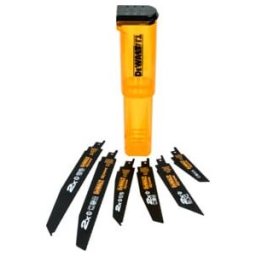 Jeu de lames de scie sabre DEWALT, 6 pièces (DT2440L-QZ)