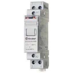 Finder Interrupteur à impulsion pour porte coulissante DIN 2S 230VAC 16A 20.22.8.230.4000 (202282304000)
