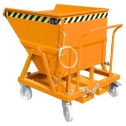 Bauer Südlohn Benne basculante à copeaux SKS 400, peint, orange jaune (4541-18-0000-2000)