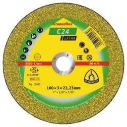 Klingspor Disque à tronçonner C24 Extra 125 x 2,5 mm incurvé (188464)