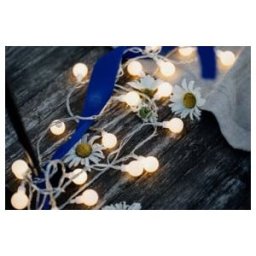 Hellum Guirlande lumineuse LED 100 pièces boules blanc chaud (523454)