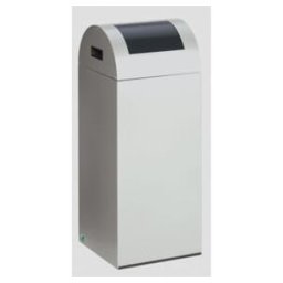VAR Distributeur de collecte WSG 55 R corps argent, trappe d’insertion anthracite 60 l (21012)