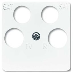 Busch-Jaeger Rosace centrale aws antenne, 4 fois 1743/10-04-214 (2CKA001753A8659)