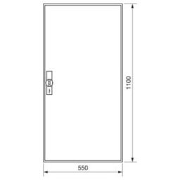 Hager Armoire à compteurs universZ 1100×550×205, IP44 ZB32S (ZB32S)
