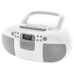 Soundmaster Boombox DAB+ SCD7800WE CD MP3 USB cassette blanc (SCD7800WE)