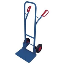 VARIOfit Chariot en tube d'acier Pneus gonflables Pelle 480 × 300 mm (sk-710.203)