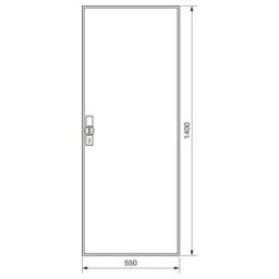 Hager Armoire à compteurs universZ 1400×550×205, IP44 ZB52S (ZB52S)