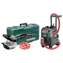Kit Metabo ponceuse de rénovation RSEV 19-125 RT + aspirateur tous usages ASR 35 M ACP, coffret en plastique (691001000)
