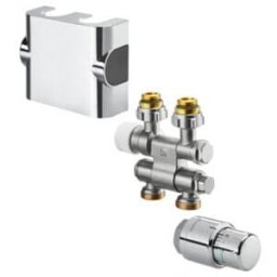 Kits de raccordement OV pour radiateurs de salle de bains Multiblock TF/Uni SH/swivel/changable ; Oventrop (1184235)