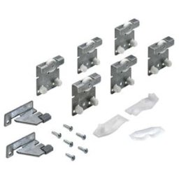 Ferrure de porte coulissante Hettich Top Line 27 Ensemble complet 3 portes 25kg DIN L/R (26083)