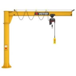 Vetter Grue pivotante sur colonne PRIMUS système d’ancrage composite palan électrique 250 kg, 5,0 m ; VETTER Krantechnik (PR2,5-5,0+VAS2+SiXX2F-HF)