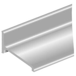 ELLEN Bras d'eau ALD-A incliné alu argent L5000, H 21, Déb. 50 ; Elton (430900950)