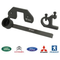 Brilliant Tools Jeu d’outils de réglage d’arbre d’équilibrage pour moteurs diesel 2.2 DOHC Land Rover, Citroën, Mitsubishi, Peugeot, Ford (BT592320)