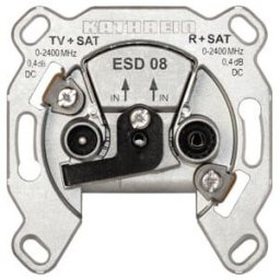 Kathrein Prise SAT double prise simple, Twin ESD 08 (274197)