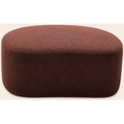 MADURA Pouf Julika Glory rouille - ORANGE 95x70xH40 cm