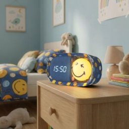 MOB Réveil 2 en 1 Dreamy Smiley World Blue