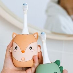The Zoofamily Set de 2 brosses de rechange pour brosse à dents Zoo