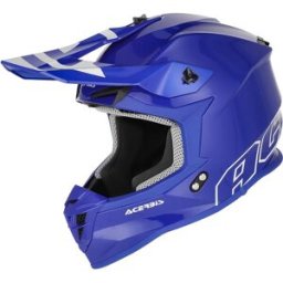Casque Cross Linear Solid ACERBIS bleu