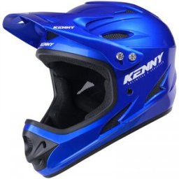 Casque cross DOWN HILL SOLID KENNY bleu