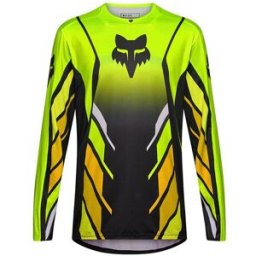 Maillot Cross 360 Foundry FOX jaune fluo/noir