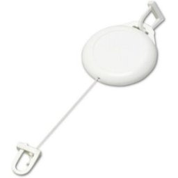 Porte-badge nylon ABS blanc