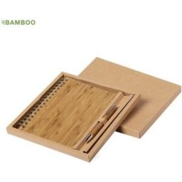 Set personnalisé éco-friendly Hecan bambou