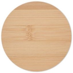 Sous-verre personnalisé rond en bambou BAYIN Bois