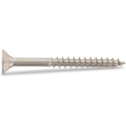 SCHAEFER + PETERS FRANCE Vis à bois inox A4 5x80 mm tête fraisée TX25 – Filetage partiel – Boîte de 100 vis