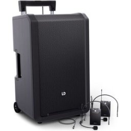LD Systems ANNY® 12 BPH2 B8 - Enceinte de sonorisation 12″ portable Bluetooth® alimentée - Haut-parleur actif sans fil