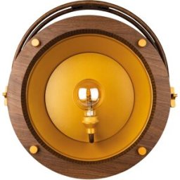 SHOWTEC Edison Vintage 1 - Lampe LED DMX rétro couleur or pâle / finition bois, avec variateur et - Projecteurs de théâtre