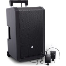 LD Systems ANNY® 12 BPH2 B6 - Enceinte de sonorisation 12″ portable Bluetooth® alimentée - Haut-parleur actif sans fil