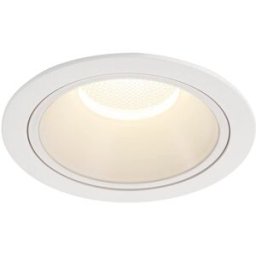 SLV NUMINOS® XL, plafonnier encastré, 4000 K, 55°, IP20, rond, blanc - Spot de plafond