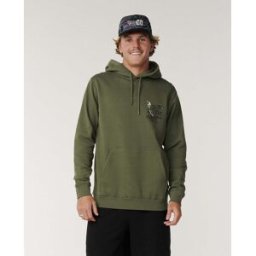 Rip Curl Sweat à capuche Eddie Would Go Poster Olive foncé XL Male