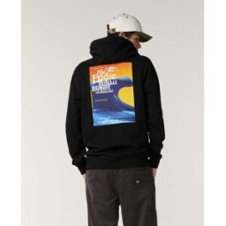 Rip Curl Sweat à capuche Eddie Would Go Poster Noir S Male