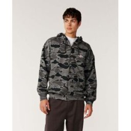 Rip Curl Sweat à capuche zippé Eddie Would Go Petro Noir/Gris 2XL Male