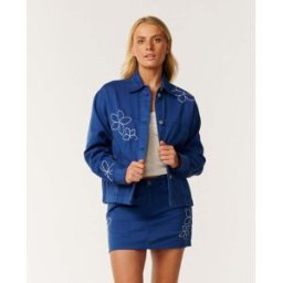 Rip Curl Veste brodée Paraiso Twill Bleu S Female